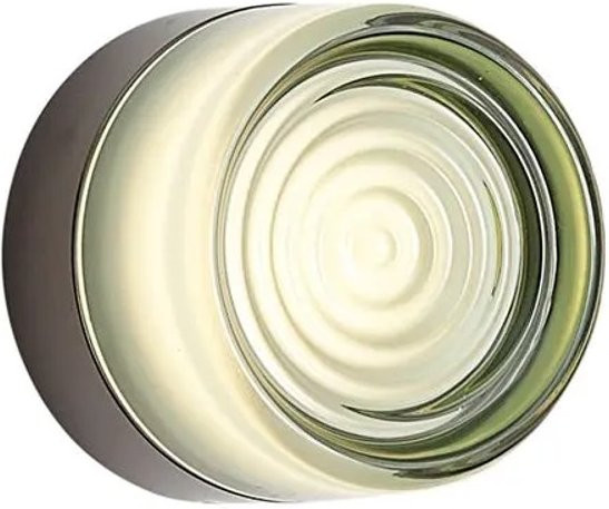 QAZQA Wandleuchte Michele Modern Schwarz mit grünem Glas IP44 für Badezimmer - Bild 1