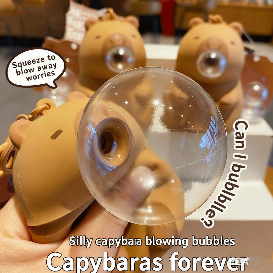 Linyi toy Capybara Puppe braun ab 3 Jahren - Bild 2