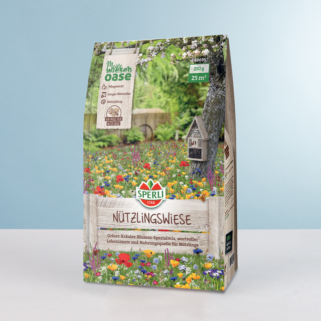 SPERLI's Nützlingswiese Rasensamen für den Garten, 250 g - Bild 1