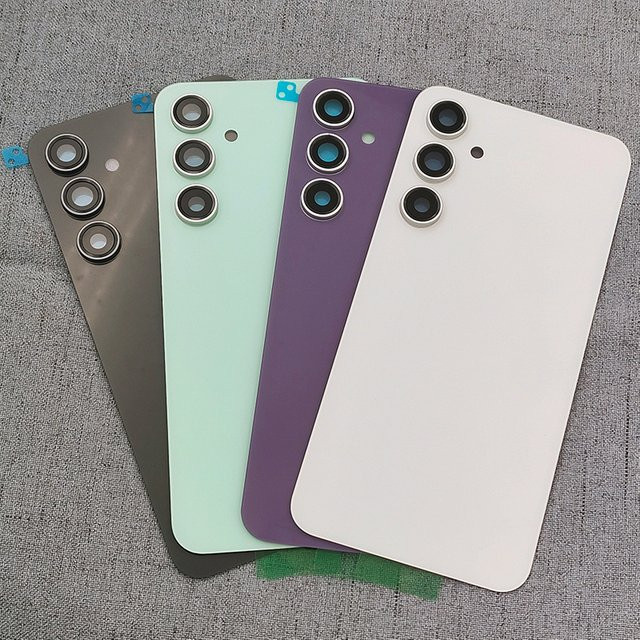Samsung Ersatz-Rückglasgehäuse für Galaxy S23 FE S711 in Purple mit Kameralinse - Bild 1