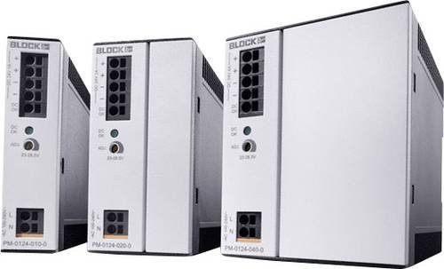 Block PM-0112-020-0 Hutschienen-Netzteil DIN-Rail 12 V/DC 2A 24W in Silber - Bild 1