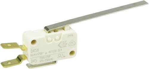 ZF D45U-V3LL Mikroschalter 250 V/AC 16A 1 x Ein/(Ein) tastend in Weiß - Bild 1