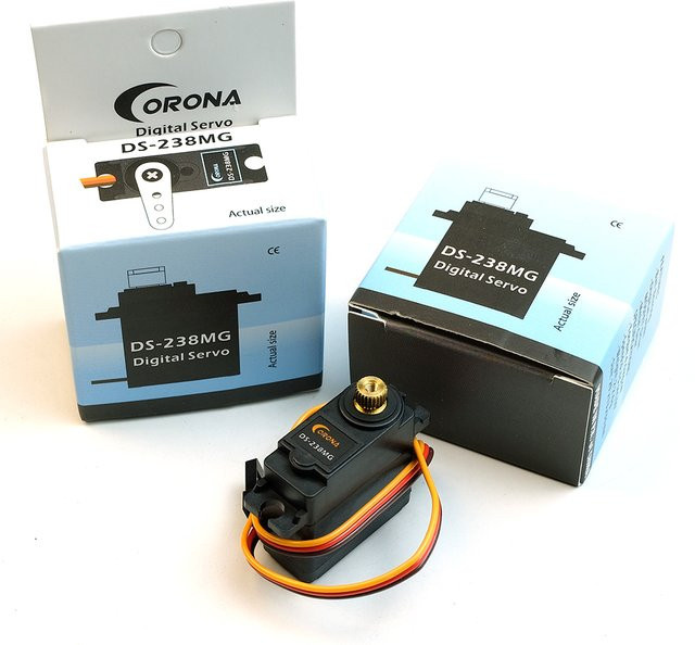 Corona DS238MG Digital Servo, Metallgetriebe-Servo, für RC Flugzeug Auto Boot - Bild 1