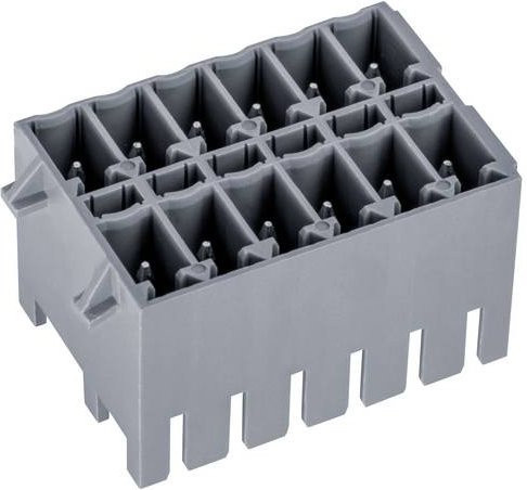 PTR Hartmann Stiftleiste Standard in Grau mit 7 Polen und 3,5 mm Rastermaß - Bild 1