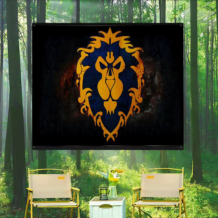 Arthas World of Warcraft Wandbanner Mandala Kunstdekoration, bunt, B/H: 70 x 50 cm - Bild 2