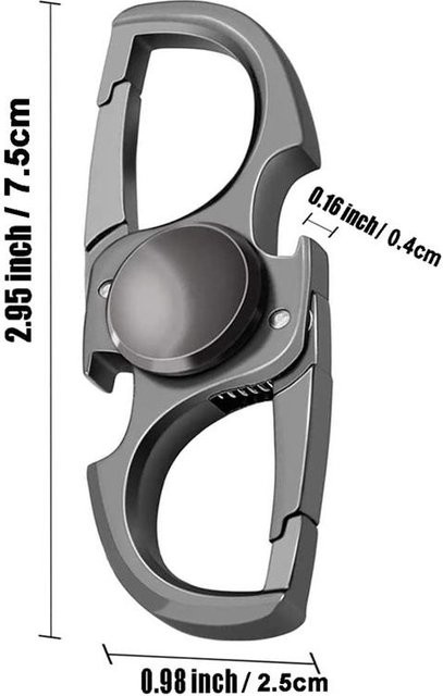 Binchi Outdoor Product Schlüsselanhänger Flaschenöffner Fidget Spinner - Bild 1