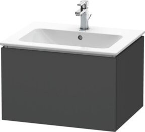 Duravit Waschtischunterschrank L-Cube wandhängend, Farbe: Grau, B: 62,0 cm, T: 48,1 cm, H: 40,0 cm - Bild 1