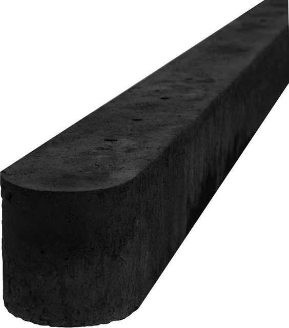 Betonpfosten für Betonzaun und Holzzaun in Anthrazit, B/T/H: 10 x 10 x 270 cm - Bild 1