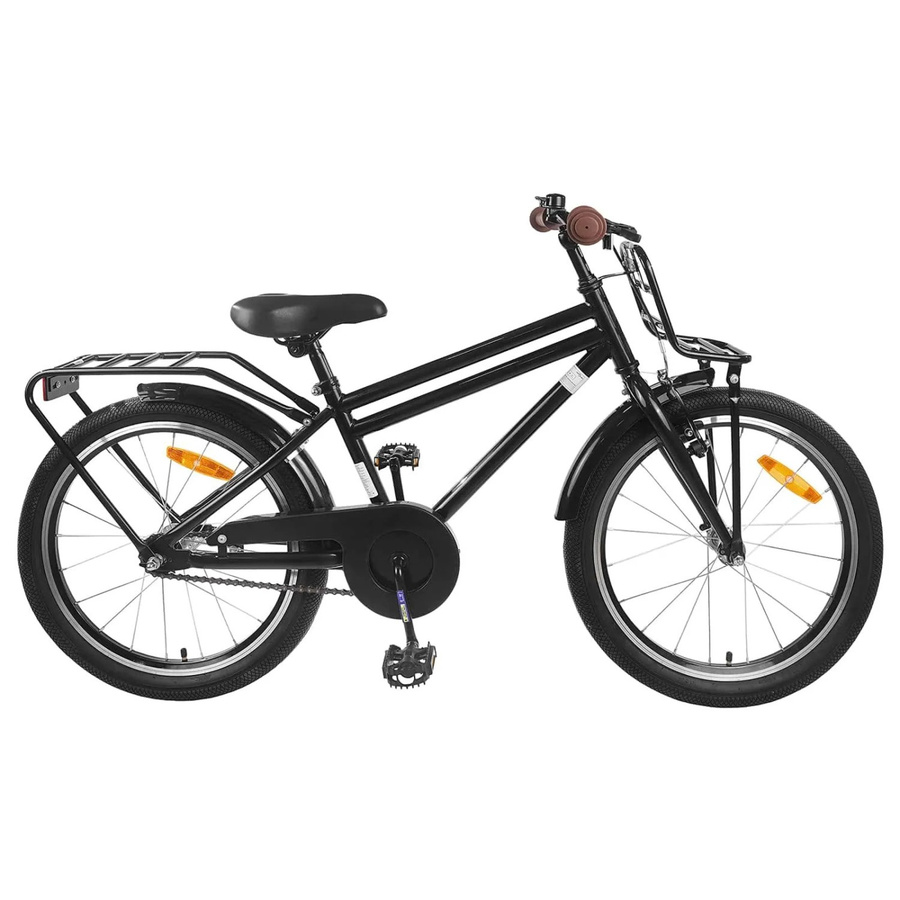 vidaXL Kinderfahrrad, 20 Zoll, Schwarz, für 6-11 Jahre Alt - Bild 2