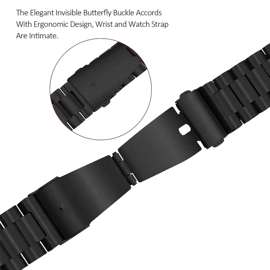 Uhrenarmband Edelstahl, Silber, Unisex - Bild 2