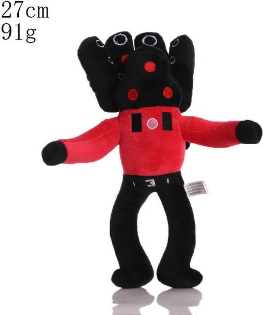 Bliboli Skibidi Toilet Sprecher-Chefs-Kameramann, Plüschtier, 27,9 cm - Bild 1