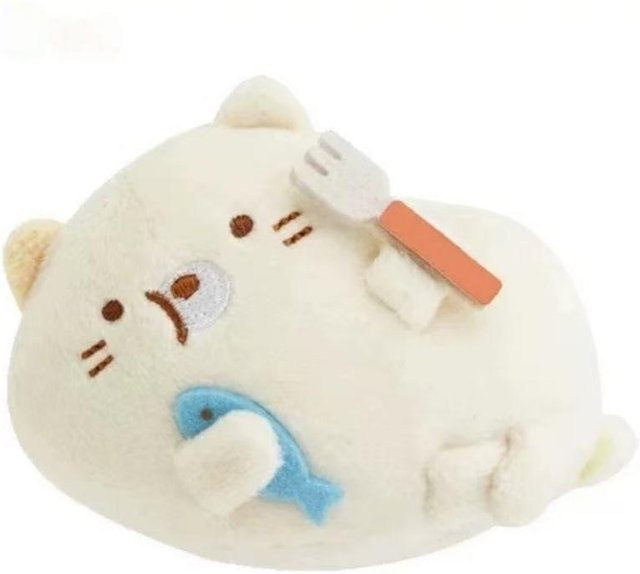 Sumikko Gurashi Lifestyle Shirokuma Ebifurai No Shippo, Plüschtier Schlüsselanhänger, ab 18 Jahren - Bild 1