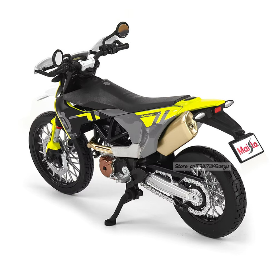 Maisto 2023 Husqvarna 701 Special Classic, Motorradmodell, 1:12, Metall - Bild 3