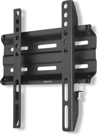 Hama TV-Wandhalterung starr in Schwarz für 122 cm (48 Zoll) bis 25 kg mit VESA 200x200 mm und 2,3 cm Wandabstand