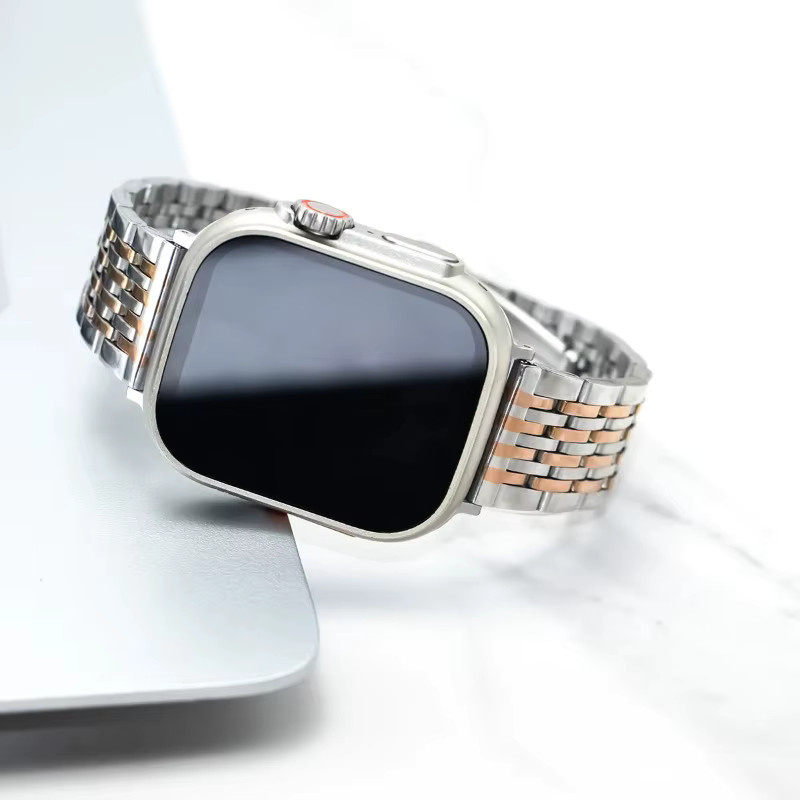 CAOWTAN Uhrenarmband Edelstahl, Bicolor, Unisex - Bild 3