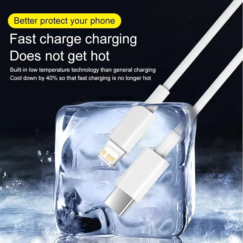 KADIXI USB-C Schnellladekabel 30W für iPhone in Weiß - Bild 5