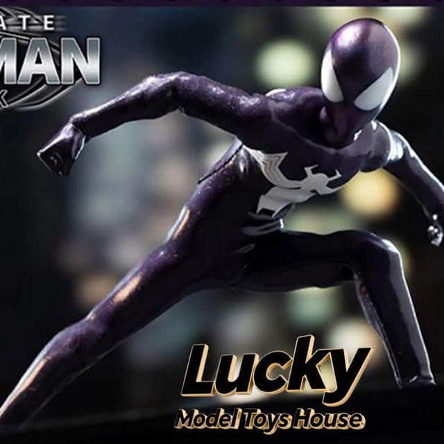 DBtoys X Ultimate Net-Man Actionfigur, Schwarz, Marvel, 6 Zoll - Bild 1