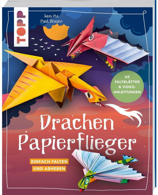 frechverlag GmbH Drachen-Papierflieger, Bunt / Mehrfarbig, Pappe / Karton - Bild 1