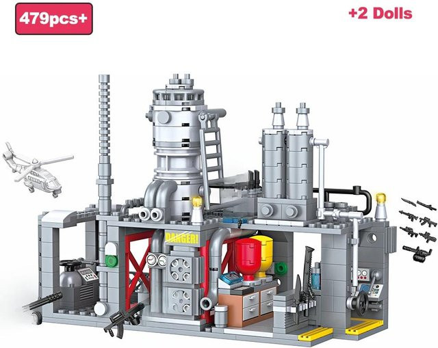 Chemiewerk Experimentelle Basis, Bausteine Spielzeug, 479 Teile, ab 14 Jahre - Bild 1
