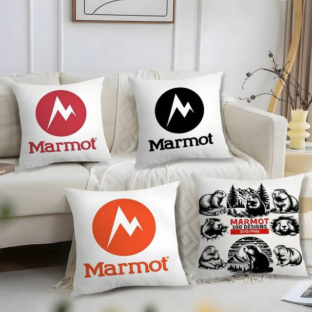 M-Marmot Kissenbezug mit niedlichem Plüschdesign für dein Sofa und deine Heimdekoration - Bild 1