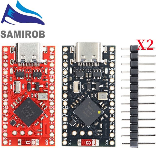 SAMIROB NRF52840 Entwicklungsboard Bluetooth Red Board kompatibel mit Nice! Nano V2.0 und Pro Micro für Arduino - Bild 1