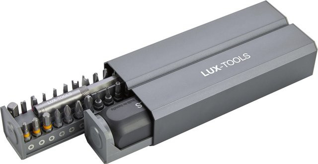 LUX-TOOLS 40-in-1 Magnetisches Schraubendreher-Set in Grün und Grau - Bild 1