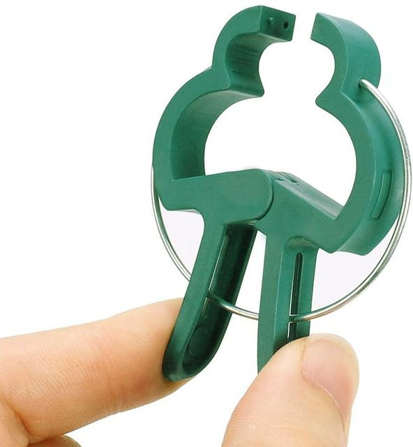30 Stück wiederverwendbare Pflanzenclips von YWZT Home Depot in Grün zur Unterstützung von Pflanzen, Reben und Tomaten im Garten - Bild 1