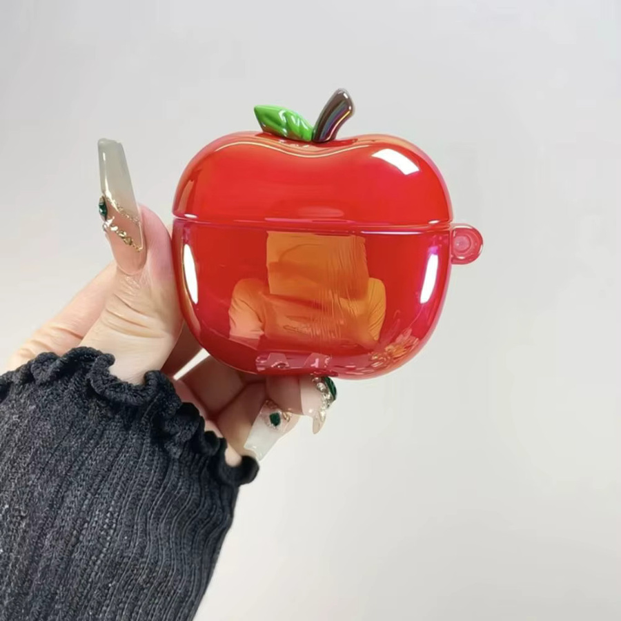 Transparente TPU-Schutzhülle mit Obst-Design für Apple AirPods 3, 4 und AirPods Pro 1, 2 – Anti-Rutsch und Stoßfest - Bild 2