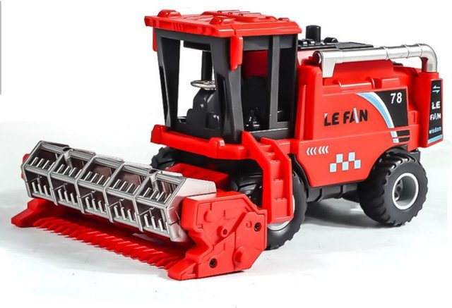 Landwirtschaftstraktor Spielzeug, Mähdrescher LKW Modell, rot - Bild 1