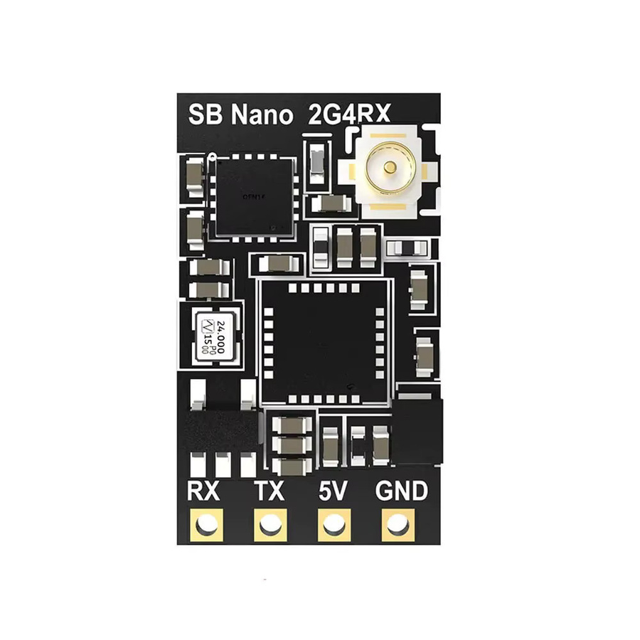 SpeedyBee Nano 2.4G ExpressLRS ELRS Empfänger SX1280 PA/LNA 100mW mit WiFi in Schwarz für FPV Freestyle und Langstrecken-Drohnen - Bild 2