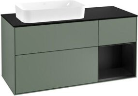 V&B Waschtischunterschrank Finion in Platinbraun Matt, B/T/H: 120 x 50,1 x 50,1 cm - Bild 1