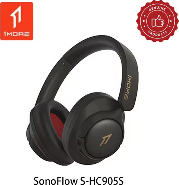 1MORE SonoFlow S HC905S Kabellose Bluetooth-Kopfhörer mit aktiver Geräuschunterdrückung in Schwarz und Grau - Bild 1