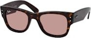Ray-Ban RB 0840S Sonnenbrille, Quadratisch, Vollrand, Kunststoff, Unisex, brown - Bild 1