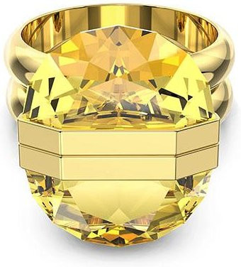 Swarovski Cocktailring, Kristall, Gold, Damen, Ringgröße 55 - Bild 1