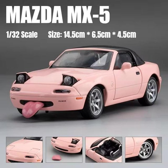 Linyi toy car Mazda Mx-5 Miniatur, Modell, 1:32, Sound & Licht, ab 14 Jahren - Bild 1