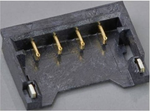 Molex Stiftleiste Standard 78171-5007 Tape on Full Reel in Schwarz und Gold - Bild 1