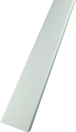 Fuchs Design Glassteinabschlussprofil aus Aluminium in Silber, Breite: 8 cm, Länge: 250 cm - Bild 1