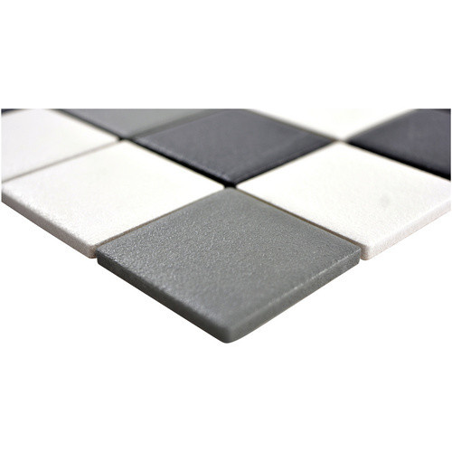 HuH Mosaik Mosaikfliese Antislip Grau aus Keramik für Wand und Boden B/B: 29,8 x 29,8 cm - Bild 2
