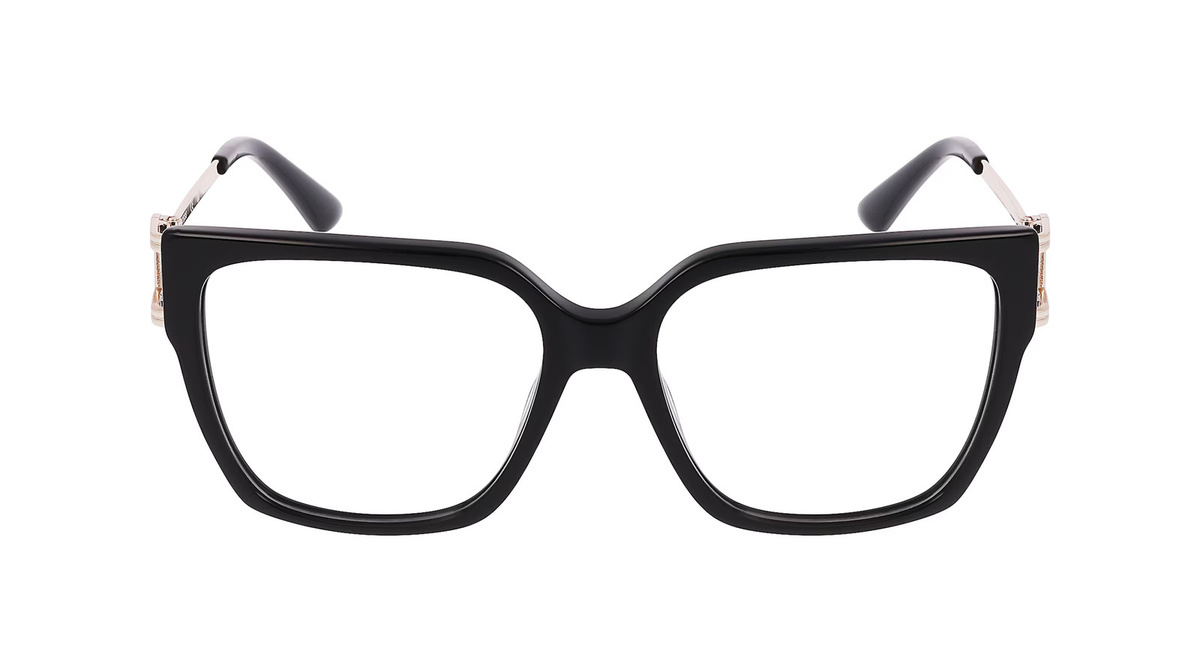 Guess GU2910 Korrektionsbrille, Vollrand, Quadratisch, Kunststoff, Unisex, Schwarz - Bild 1