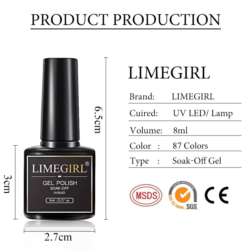 Limegirl Quick Extension Gel Nagellack Kit, Glänzend - Bild 3
