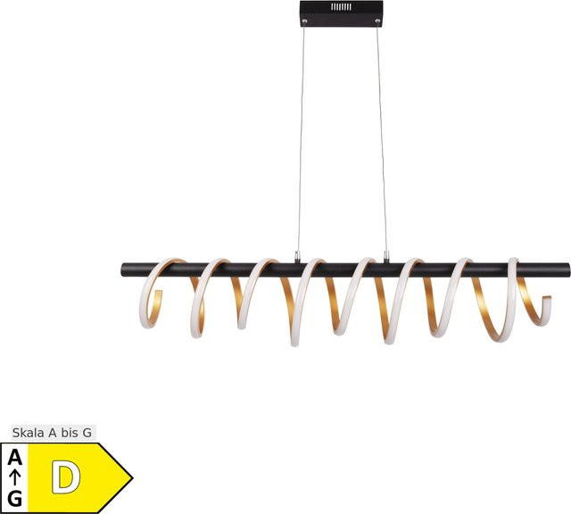 Näve LED Pendelleuchte BELLEZA in Gold/Messing, dimmbar - Bild 1