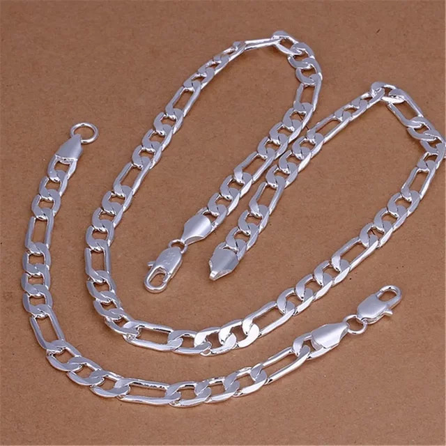 Schmuckset 925 Silber, Klassisch, Unisex - Bild 1