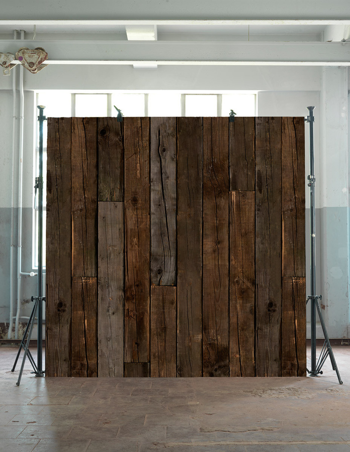 NLXL Wandtapete Scrapwood Design in Braun, Vliesmural 10 m2 - Bild 2