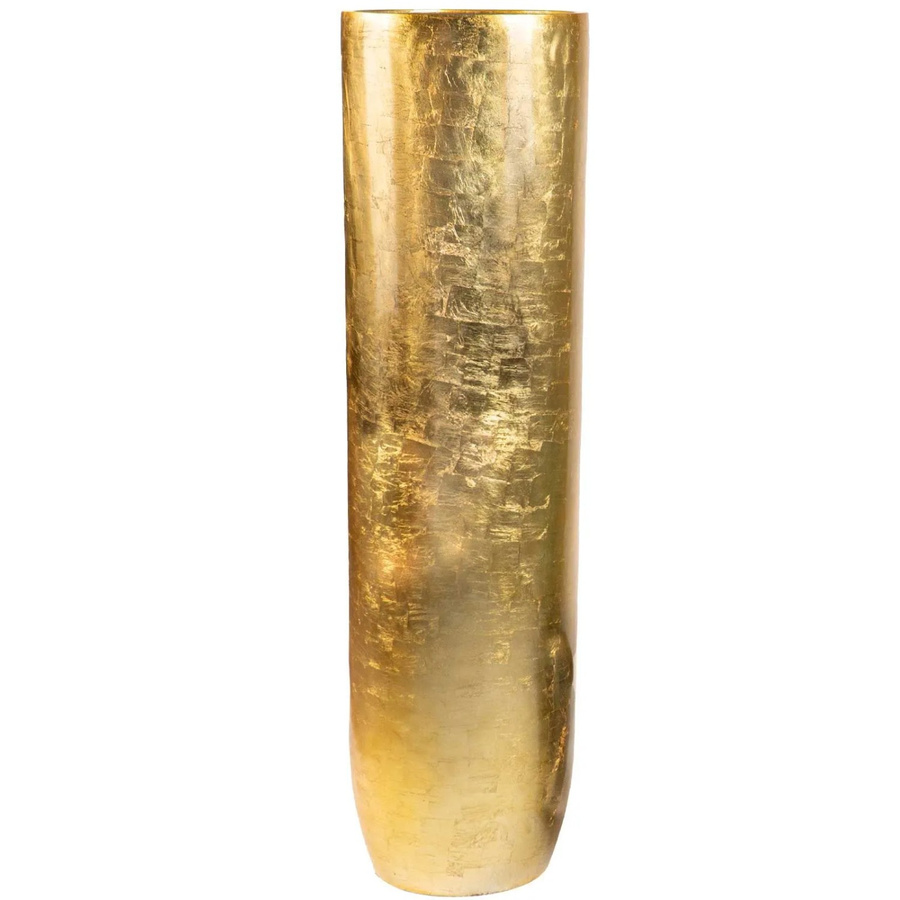 Vivanno Bodenvase Solerio in Gold aus Fiberglas, B/T/H: 33 x 33 x 120 cm - Bild 2
