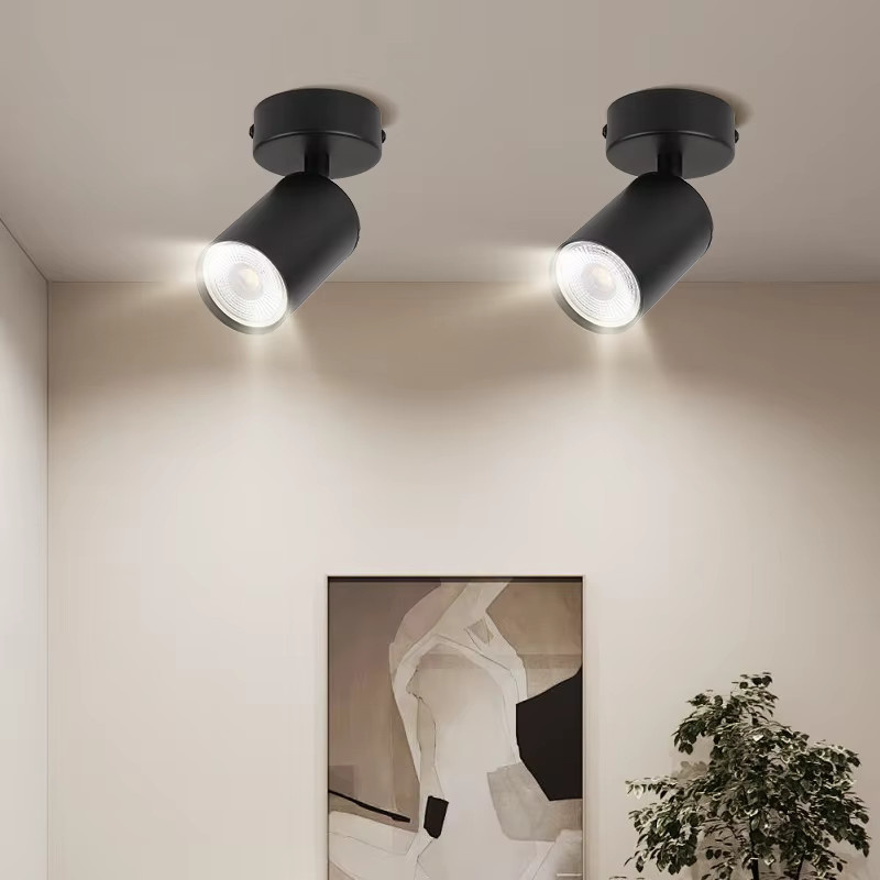 CHENBEN LED Schienenstrahler GU10 in Schwarz für Schlafzimmer, Flur und Balkon - Bild 3