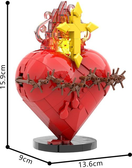 Gobricks Christentum Heiliges Herz Jesu Bausteine Spielzeug - Bild 1