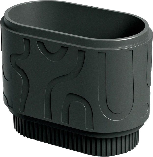 Prosperplast Blumentopf Folka Round Case in Charcoal, B/T/H: 58 x 34 x 46 cm - Bild 1
