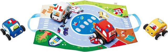 Hape Plüschauto-Set, mit Rückziehmotor, ab 0 Jahren - Bild 1