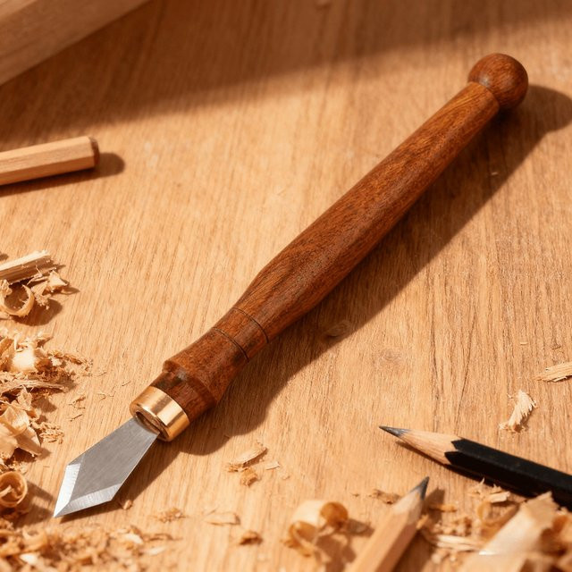 GDART Bidirektionales Markierungsmesser in Braun für die Holzbearbeitung - Bild 1