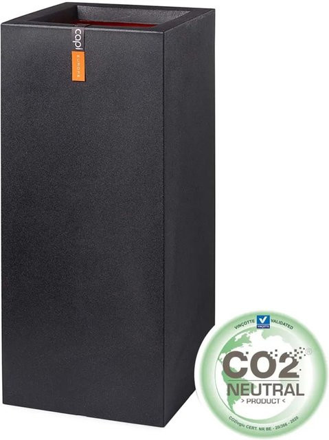 Capi Topf Smooth modern in Schwarz oder Grau, B/T/H: 36 x 36 x 79 cm - Bild 1